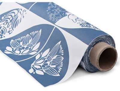 Toile cirée Bjørn Wiinblad bleu