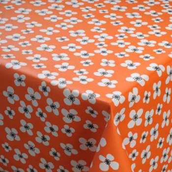 Toile cirée Belle Amie orange orange-blanc