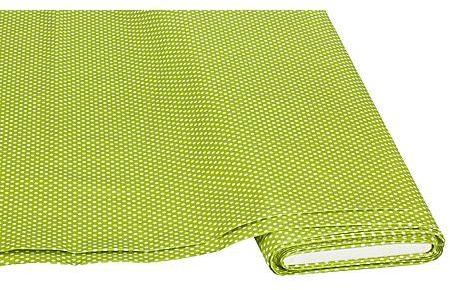 Linge de table épongeable - toile cirée pois vert blanc Linge de table épongeable