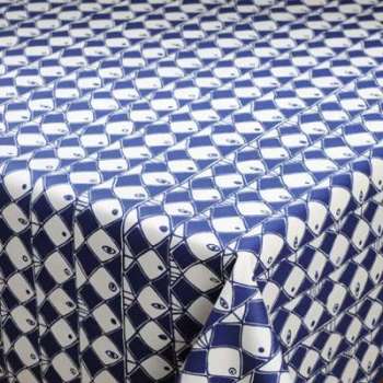 Toile cirée Frisco bleu