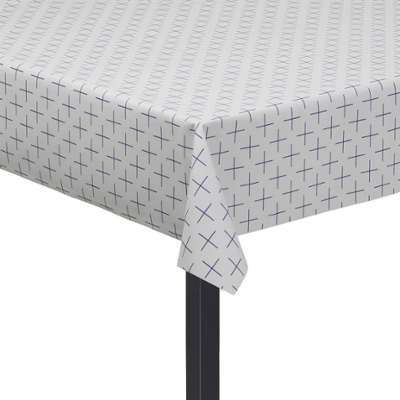 Toile cirée Antic Cross gris clair