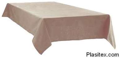 Nappe rectangle 140X300 cm taupe