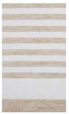 Toile cirée Karl blanc-beige