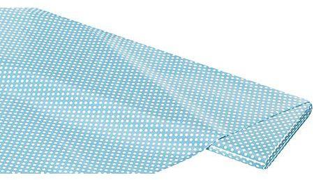 Toile cirée points bleu clair blanc Toile cirée points bleu clair
