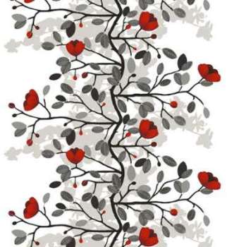 Toile cirée Ofelia rouge