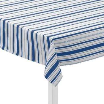 Toile cirée Urban new stripe blanc-bleu