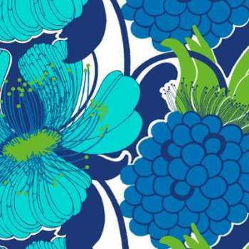 Toile cirée Björnlunda bleu