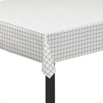 Toile cirée Grafico blanc