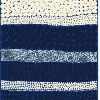 Toile cirée Jurno bleu-blanc