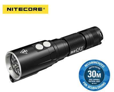 Lampe de plongée Nitecore DL10 avec 1 accu 3500 mAh Lampe de plongée Nitecore
