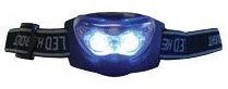 Lampe frontale 2 LED blanches 1 LED rouge Lampe frontale 2 LED blanches