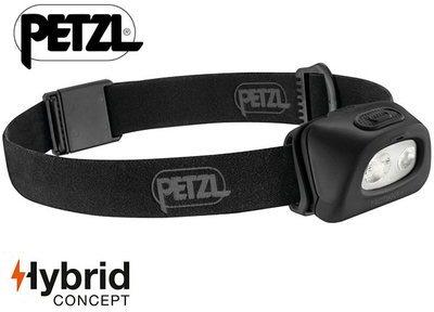Lampe frontale Petzl TACTIKKA + hybride noire