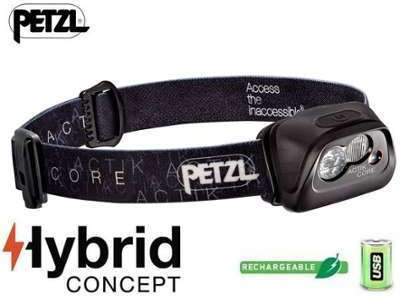 Lampe frontale rechargeable Petzl ACTIK Core noire Lampe frontale rechargeable