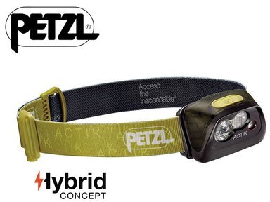 Lampe frontale Petzl ACTIK Hybride verte