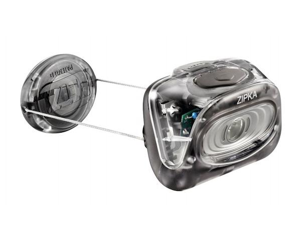 Lampe frontale Petzl ZIPKA noire