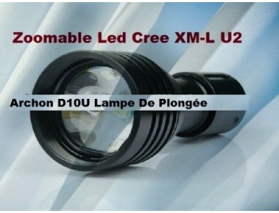 Lampe Torche de Plongée Sous-Marine Etanche à 60M