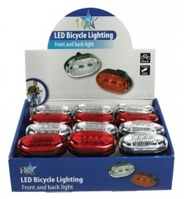 Présentoir d´éclairage LED pour vélo