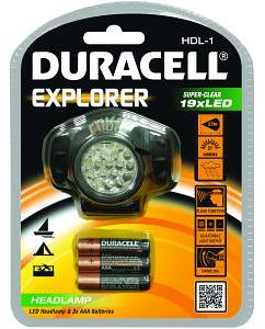 Duracell Lampe Frontale Explorer avec 19 LED (HDL-