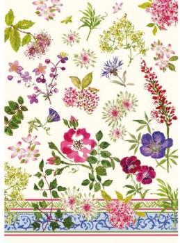Torchon motif fleuri Millefleurs Torchon motif fleuri Millefleurs
