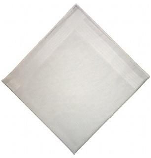 Lot de 2 mouchoirs blancs broder Lot de 2 mouchoirs blancs