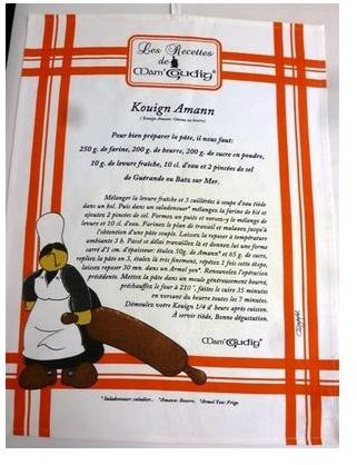 Torchon recette Le Kouign Amann de Mam Goudig