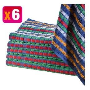 Essuis-main fil teint x 6