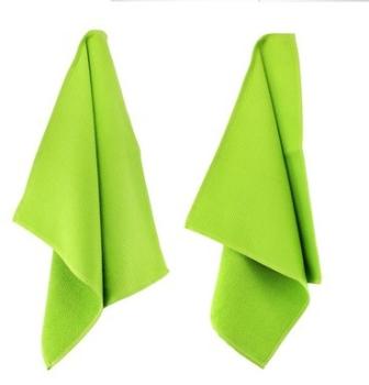 Lot de 2 torchons de cuisine 50x50 cm nid dabeill