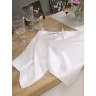 Torchon Lot 2 blanc+Bleu mircofibre