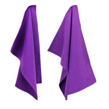 Lot de 2 torchons de cuisine 50x70 cm toile PURE K