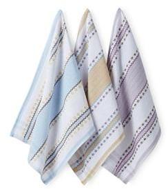 CARRE D AZUR Lot de 6 torchons absorbants qualité métis CARRE D AZUR Lot de 6 torchons