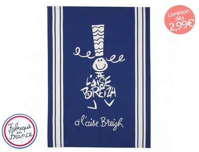 Torchon Authentik Zaz Navy bleu marine
