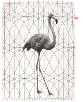 Torchon Flamant Rose 50 x 70 cm Torchon Flamant Rose 50 x