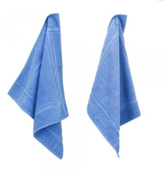 Lot de 2 torchons de cuisine 50x50 cm éponge PURE