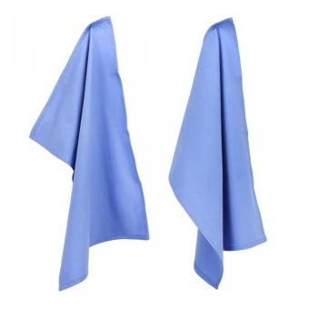 Lot de 2 torchons de cuisine 50x70 cm toile PURE K