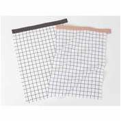 Torchon coton carreaux cahier noir/blanc bordure 5