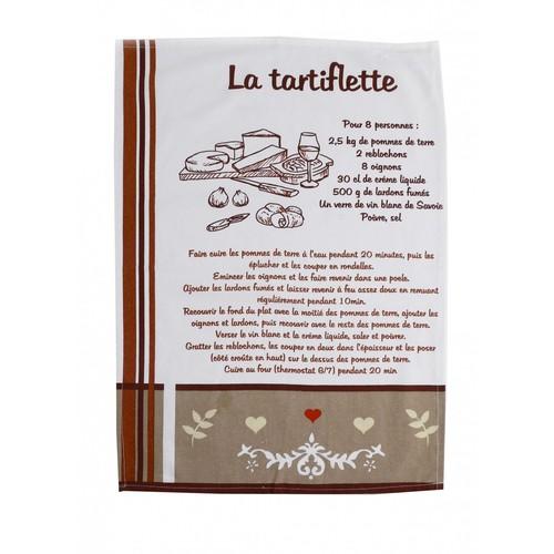 Torchon de cuisine 50 x 70 cm Tartiflette