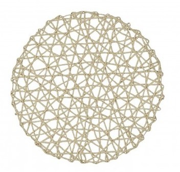 Set de Table Rond Beige - Diamètre 36cm