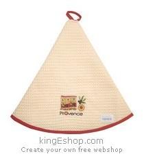 Torchon rond Provence nid dabeille