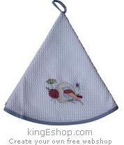 Torchon rond Oiseau nid dabeille