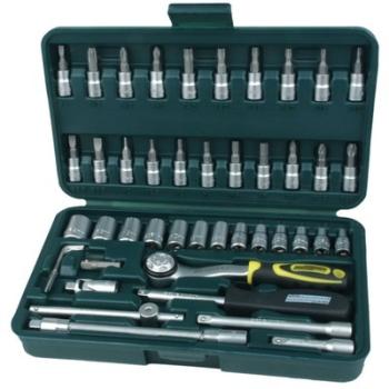 Brüder Mannesmann Kit de clé à cliquet 46 pièces 1
