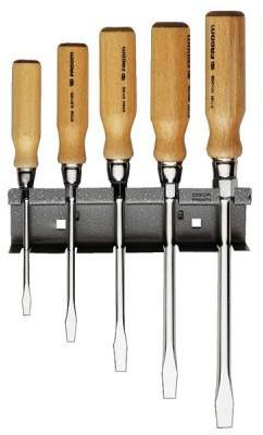 Jeu ratelier 5 tournevis fente bois - FACOM - ATHH