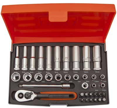 BAHCO Jeu de douilles 1/4 25 pièces Bahco SL25