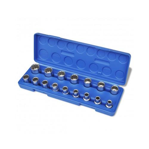 VidaXL Coffret Set de 16 Douilles à 12 pans
