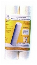 Cartouche filtre fin 5 microns, avec anti-tartre &