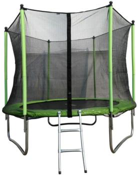Trampoline Yoopi - 2 44 m - avec filet échelle couverture Trampoline Yoopi - 2 44 m