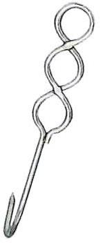 Allonge forte en inox diamètre 5 mm x 165 mm Allonge forte en inox diamètre