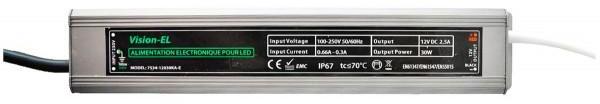 Transformateur 12 volt - 220 volt 30 watt Etanche