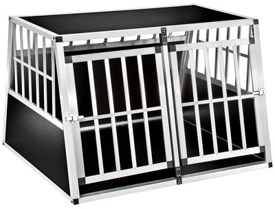 Caisse de Transport pour Chiens Double Confortable