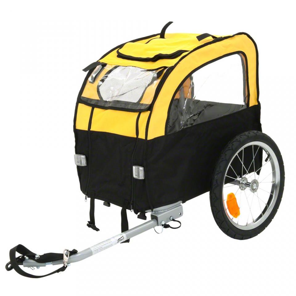 Remorque Mini Bee pour chien - L 105 x l 58 x H 73