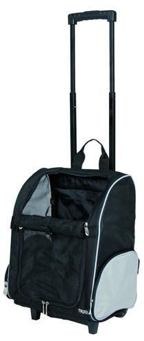 Sac à roulettes noir et gris en nylon Trolley Frie